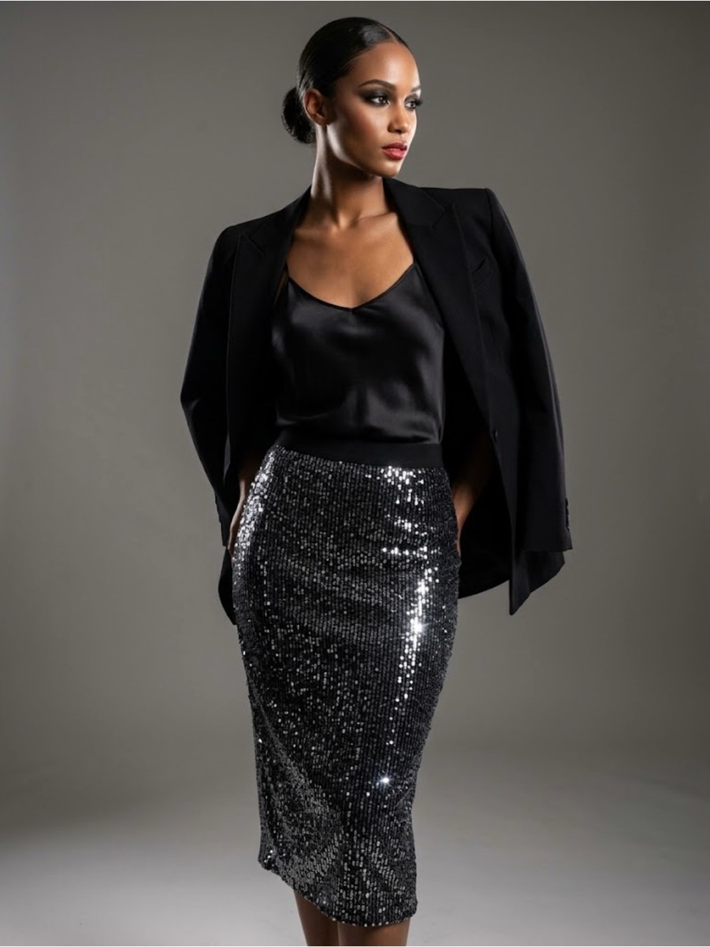Rafaella Sequin Skirt